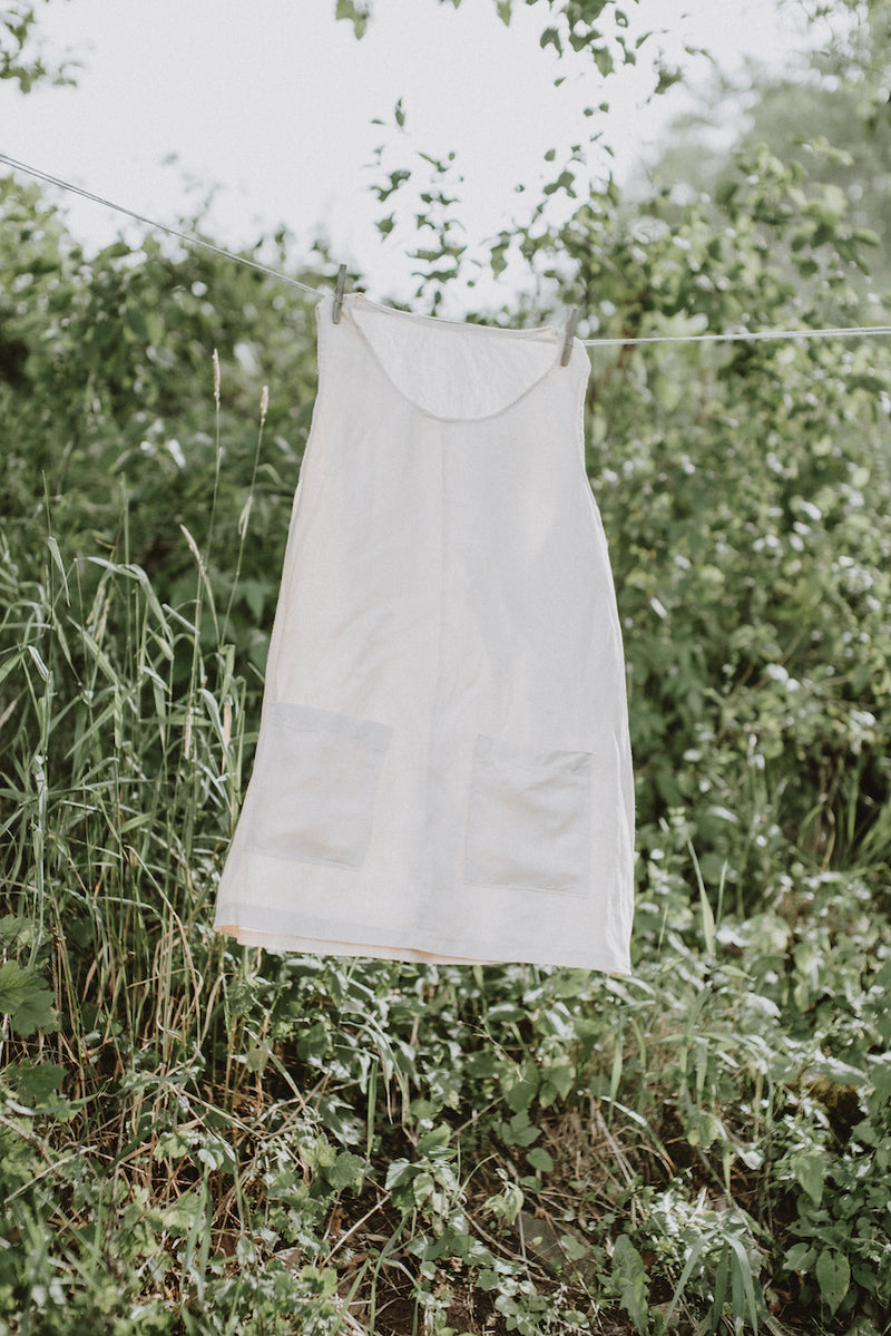 Linen Poppy Dress