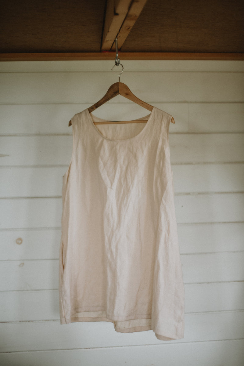 Linen Poppy Dress Ferme Thuya Linen Poppy Dress Ferme Thuya
